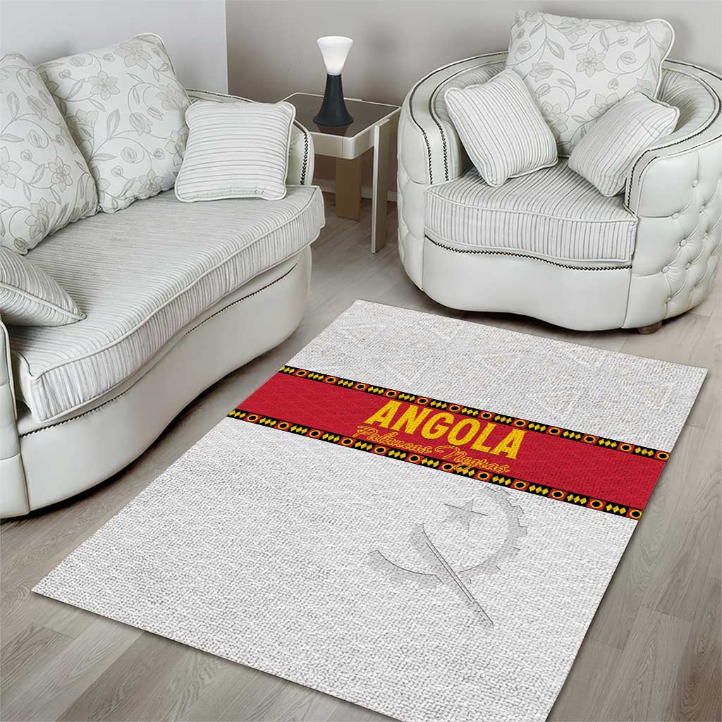 Afro Angola Football Area Rug Go Palancas Negras LT15