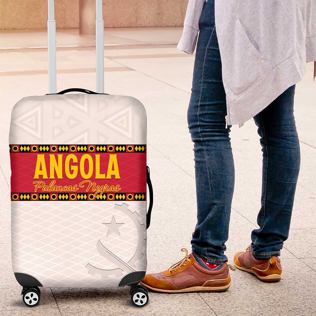 Angola Football Luggage Cover Avante Palancas Negras - White LT15