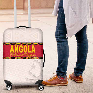 Angola Football Luggage Cover Avante Palancas Negras - White LT15