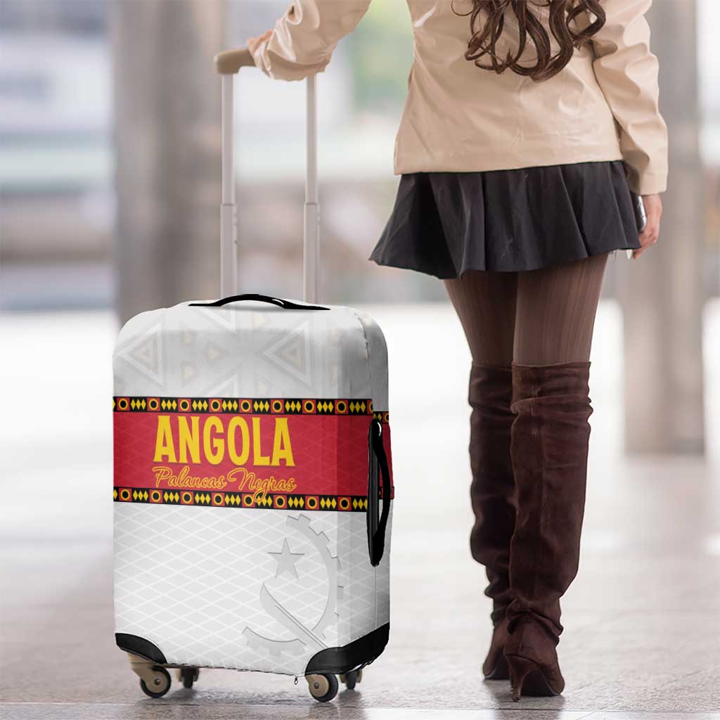 Angola Football Luggage Cover Avante Palancas Negras - White LT15