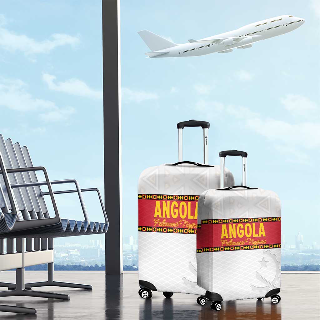 Angola Football Luggage Cover Avante Palancas Negras - White LT15
