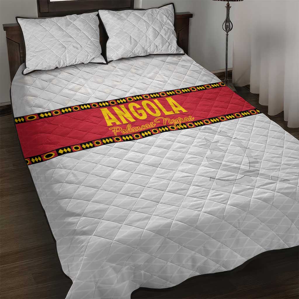 Afro Angola Football Quilt Bed Set Go Palancas Negras LT15