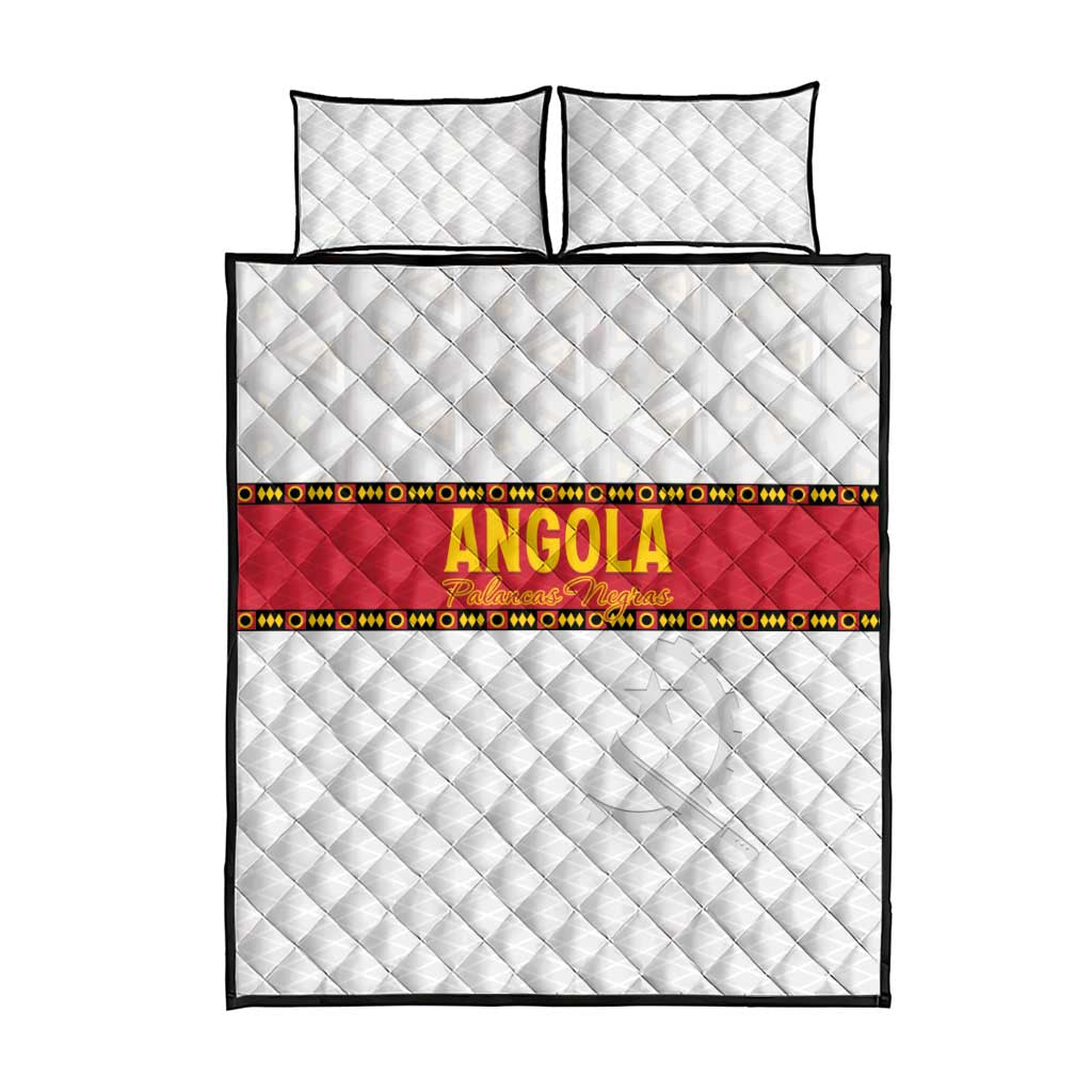Afro Angola Football Quilt Bed Set Go Palancas Negras LT15