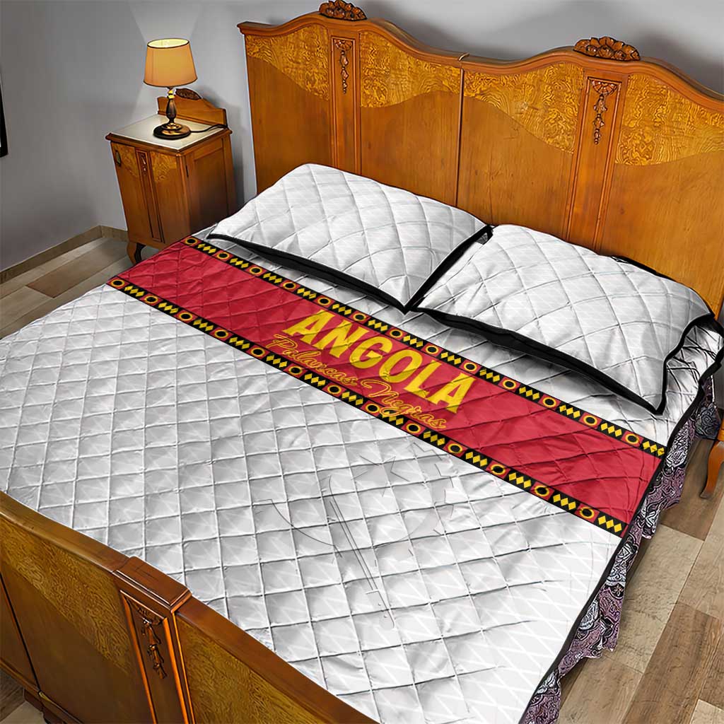 Afro Angola Football Quilt Bed Set Go Palancas Negras LT15