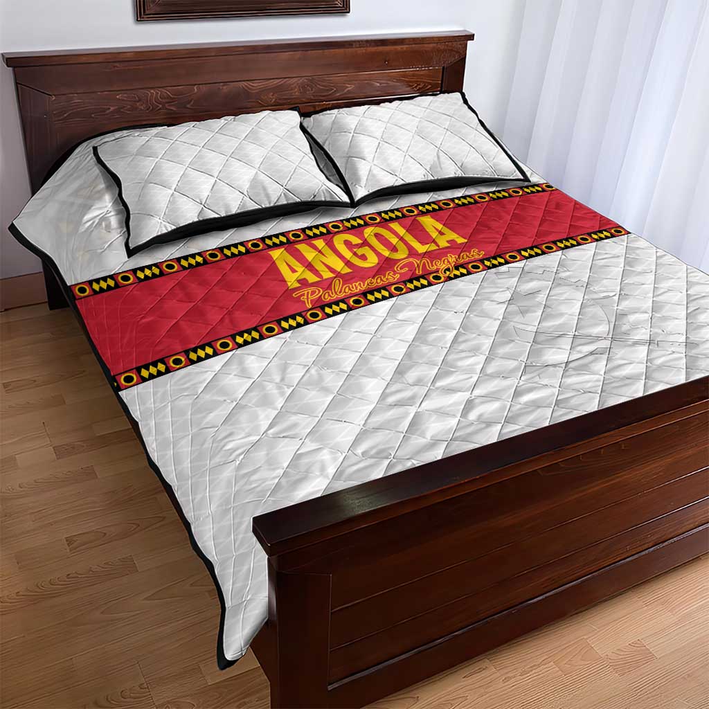 Afro Angola Football Quilt Bed Set Go Palancas Negras LT15