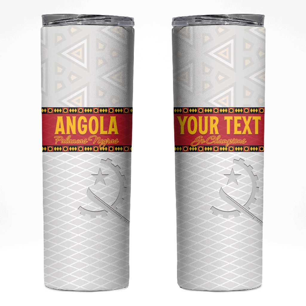 Afro Angola Football Custom Skinny Tumbler Go Palancas Negras LT15