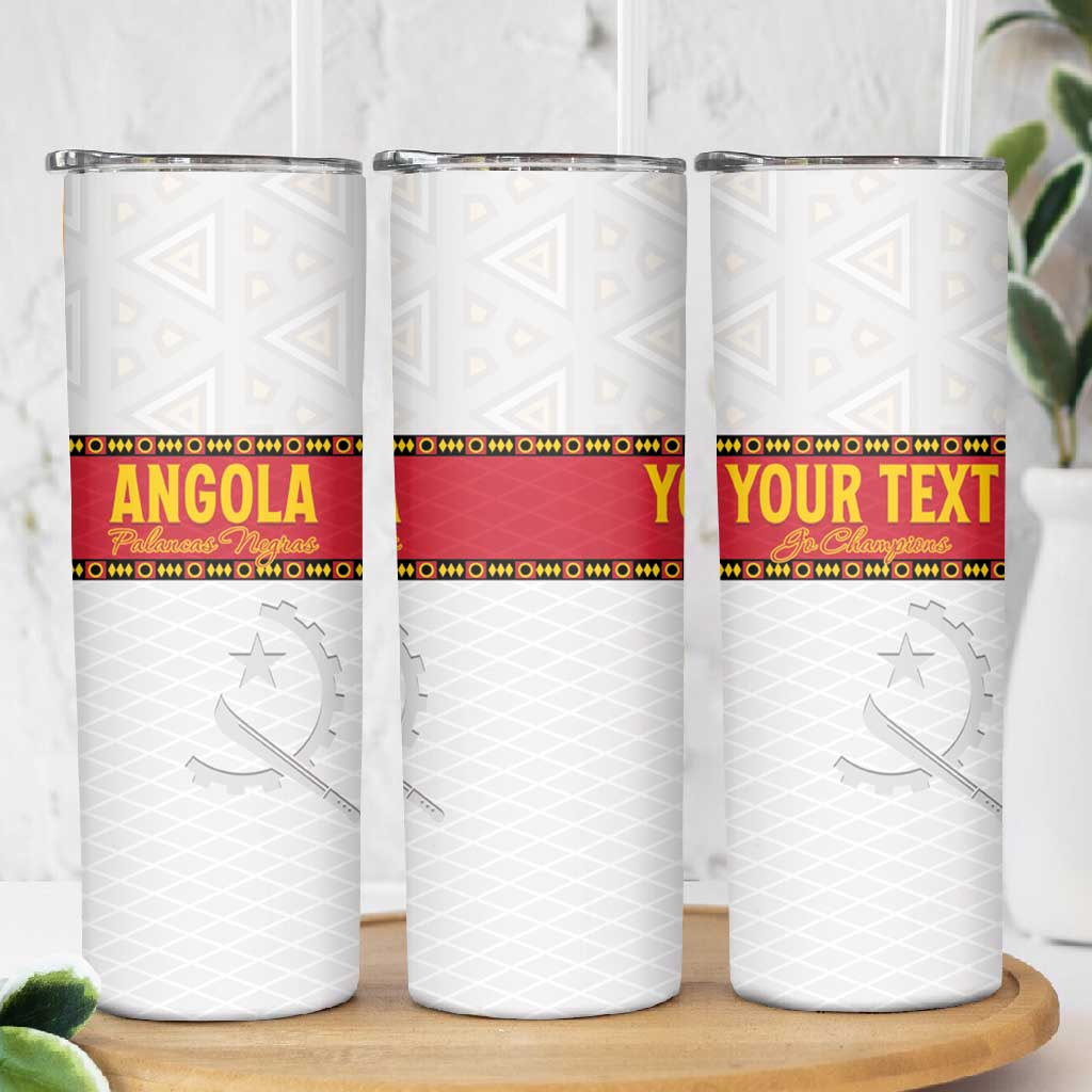 Afro Angola Football Custom Skinny Tumbler Go Palancas Negras LT15