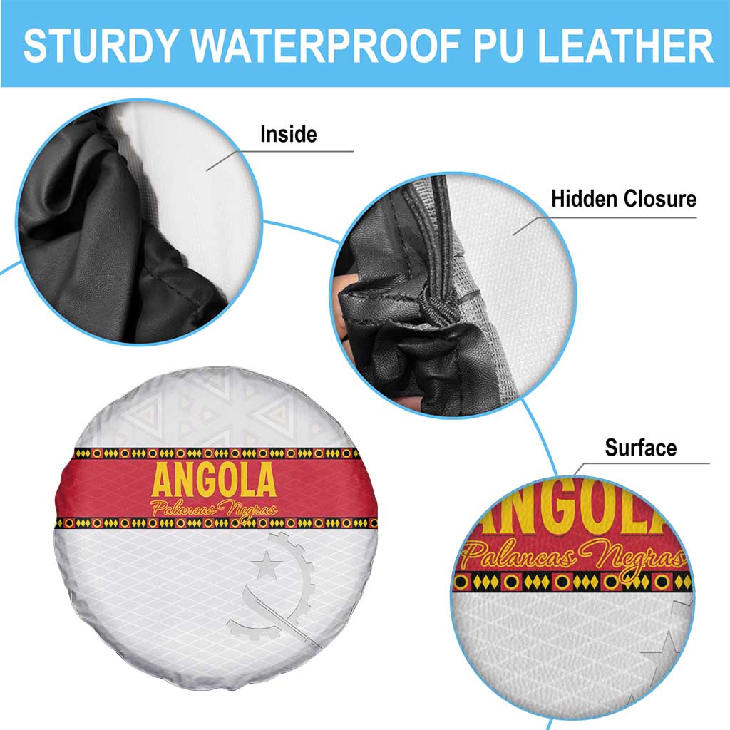 Angola Football Spare Tire Cover Avante Palancas Negras - White LT15