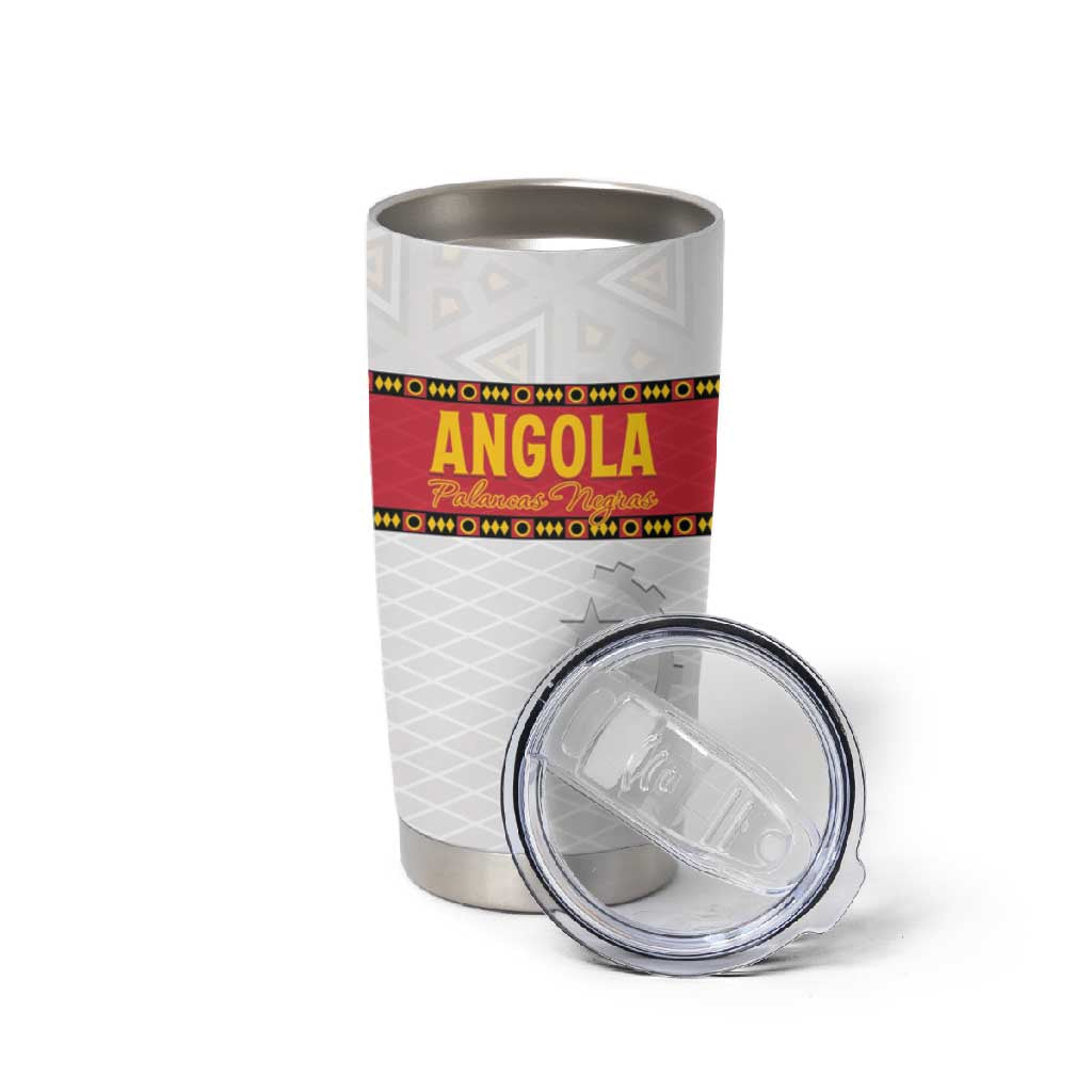 Afro Angola Football Custom Tumbler Cup Go Palancas Negras LT15