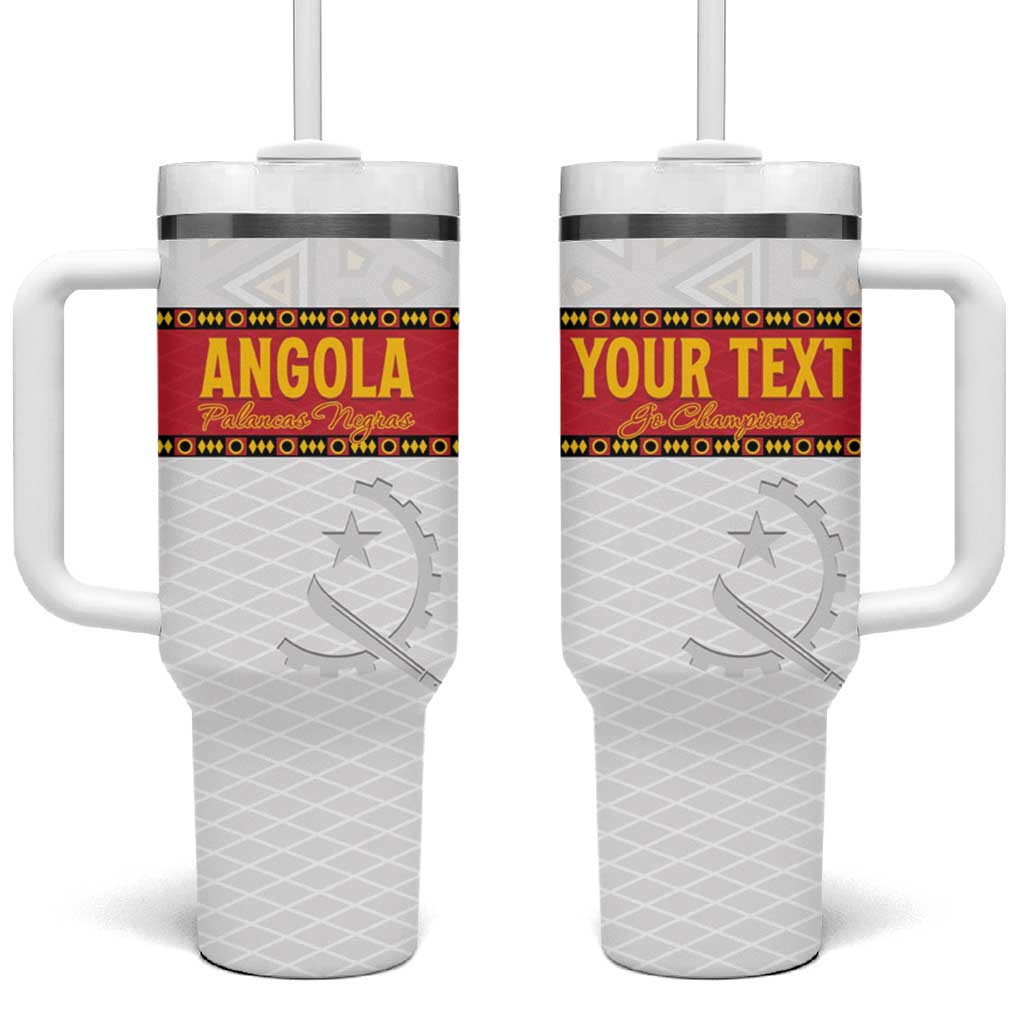 Afro Angola Football Custom Tumbler With Handle Go Palancas Negras LT15