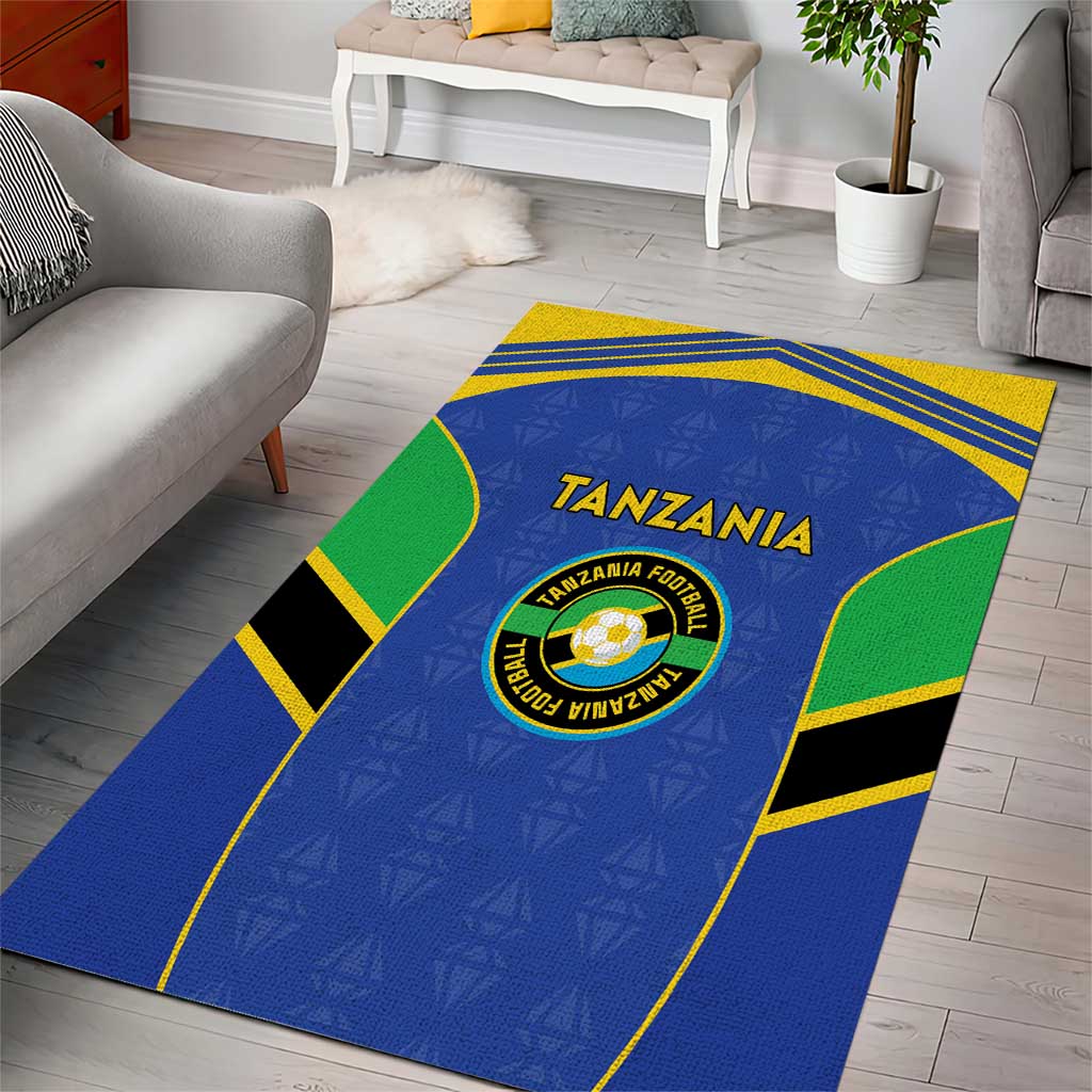Afro Tanzania Football Area Rug Go Taifa Stars Go LT15