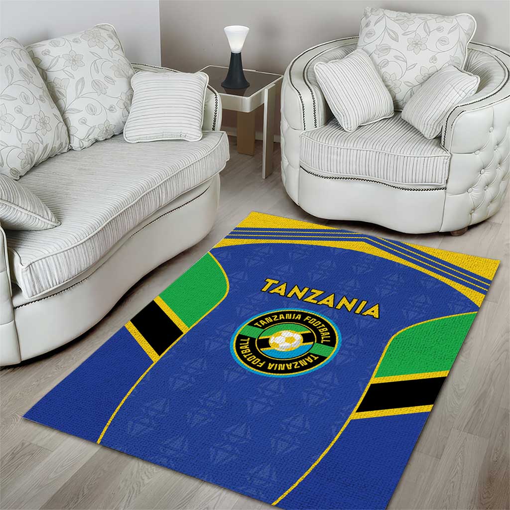 Afro Tanzania Football Area Rug Go Taifa Stars Go LT15