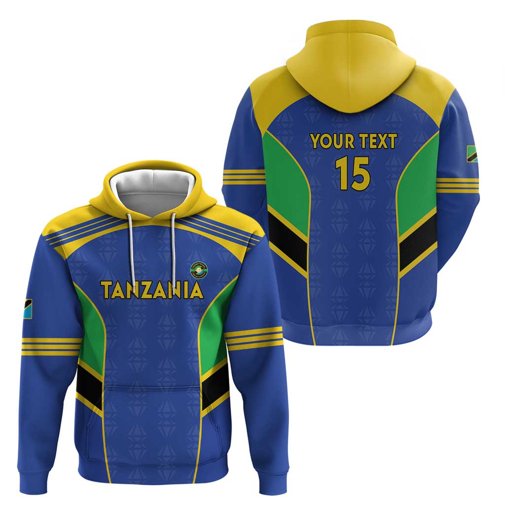 Custom Tanzania Football Hoodie Go Taifa Stars Go LT15