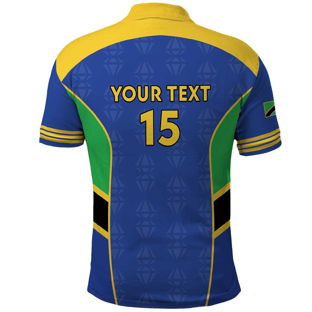 Custom Tanzania Football Polo Shirt Go Taifa Stars Go LT15