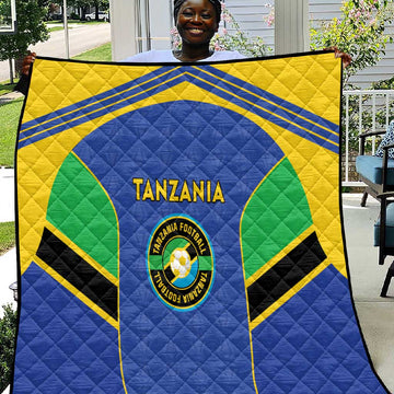 Afro Tanzania Football Quilt Go Taifa Stars Go LT15