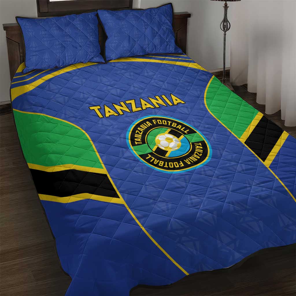 Afro Tanzania Football Quilt Bed Set Go Taifa Stars Go LT15