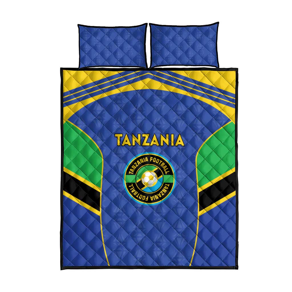 Afro Tanzania Football Quilt Bed Set Go Taifa Stars Go LT15