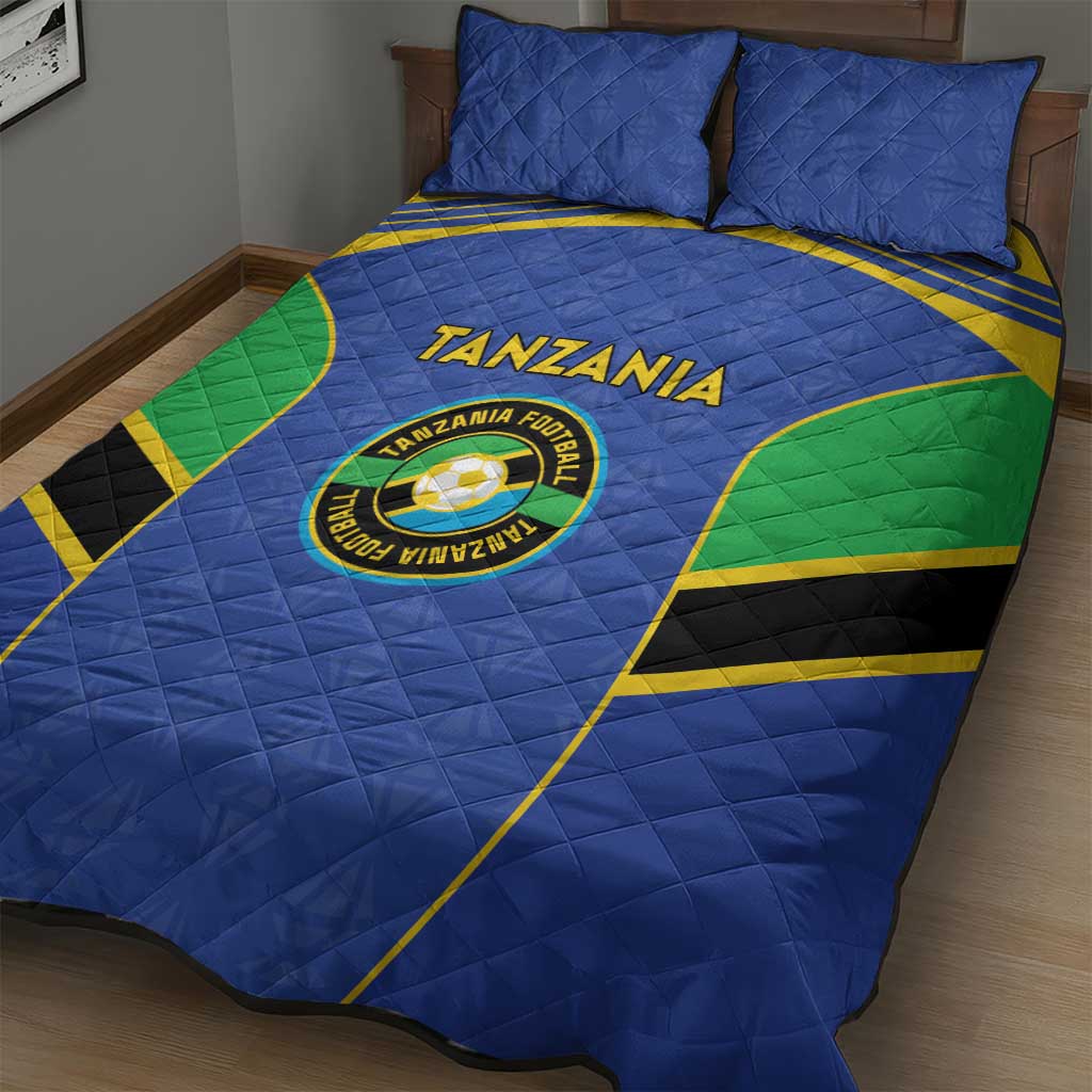 Afro Tanzania Football Quilt Bed Set Go Taifa Stars Go LT15