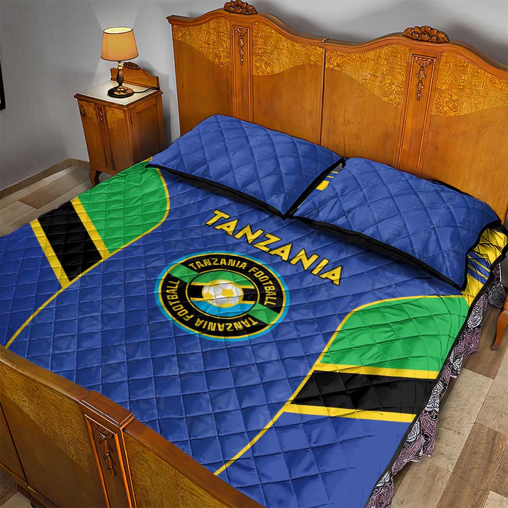 Afro Tanzania Football Quilt Bed Set Go Taifa Stars Go LT15