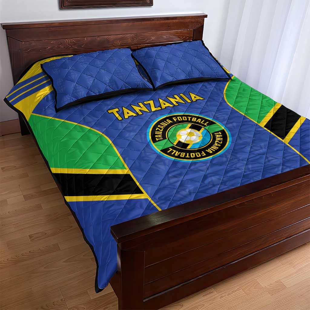 Afro Tanzania Football Quilt Bed Set Go Taifa Stars Go LT15
