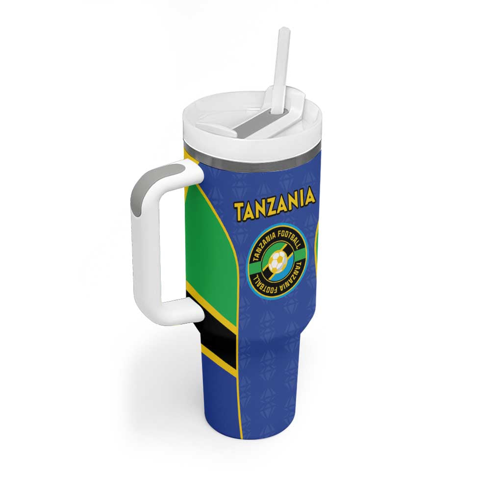 Afro Tanzania Football Custom Tumbler With Handle Go Taifa Stars Go LT15
