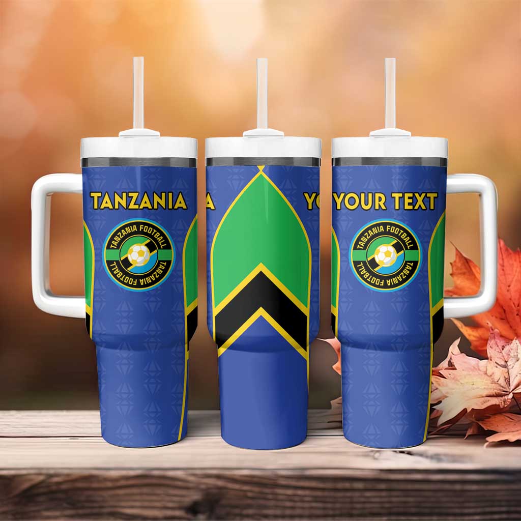 Afro Tanzania Football Custom Tumbler With Handle Go Taifa Stars Go LT15