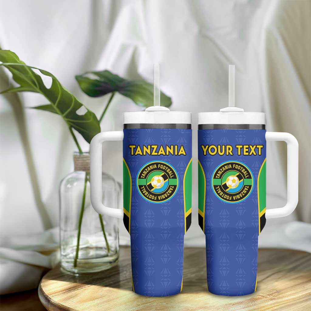 Afro Tanzania Football Custom Tumbler With Handle Go Taifa Stars Go LT15