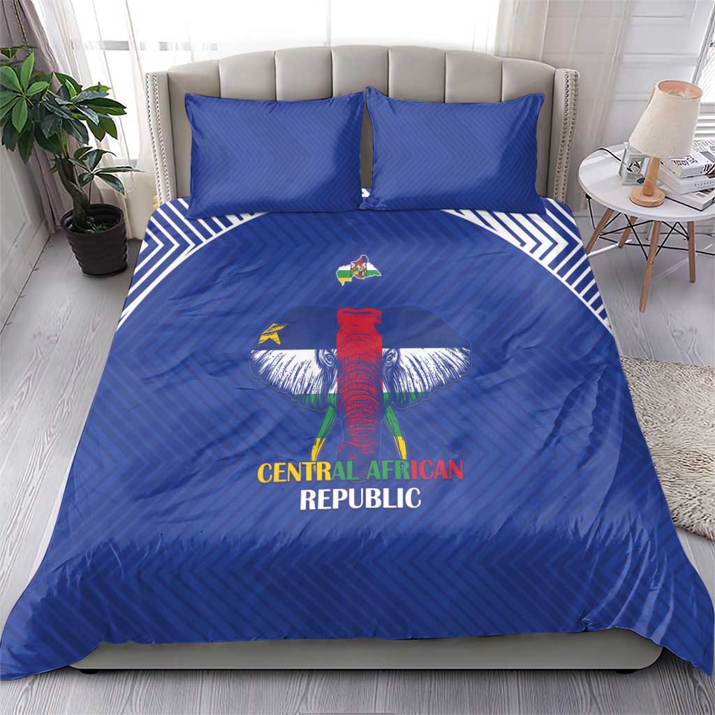 Afro Central African Republic Football Bedding Set Go Champions LT15