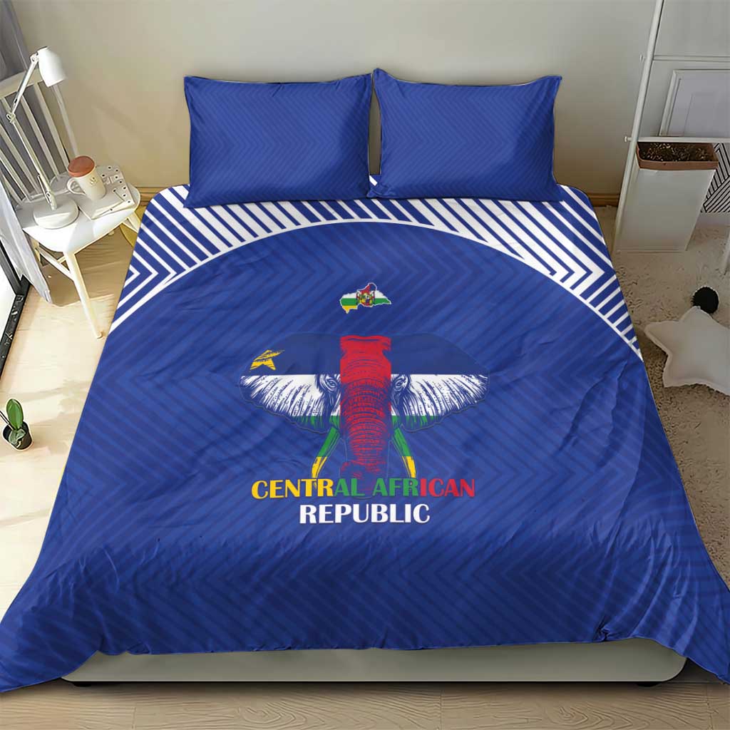 Afro Central African Republic Football Bedding Set Go Champions LT15