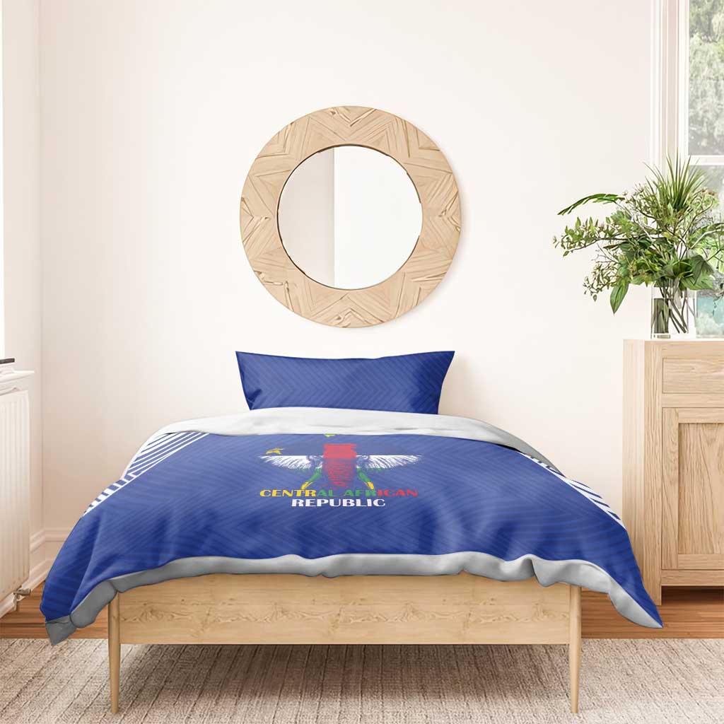 Afro Central African Republic Football Bedding Set Go Champions LT15