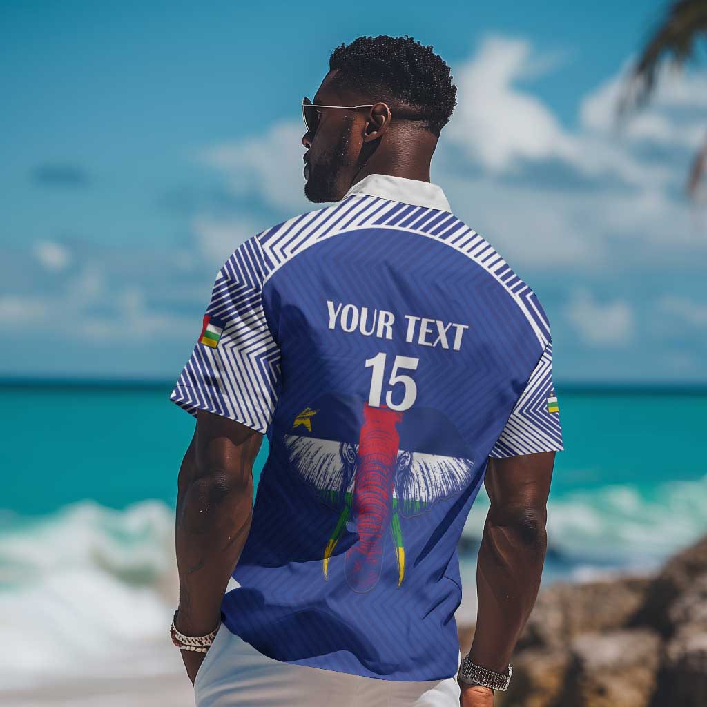 Afro Central African Republic Football Custom Hawaiian Shirt Go Champions LT15