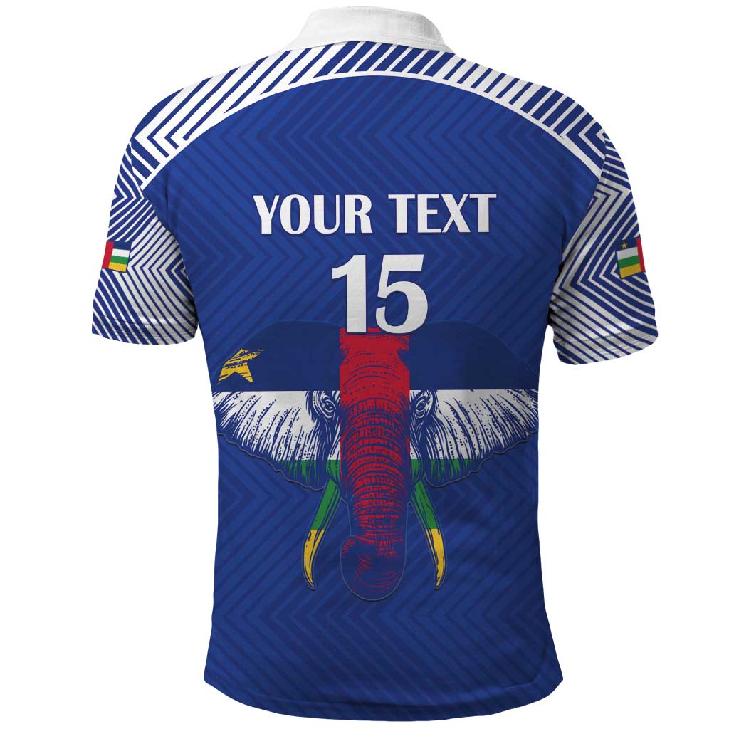 Custom Central African Republic Football Polo Shirt Go Champions LT15