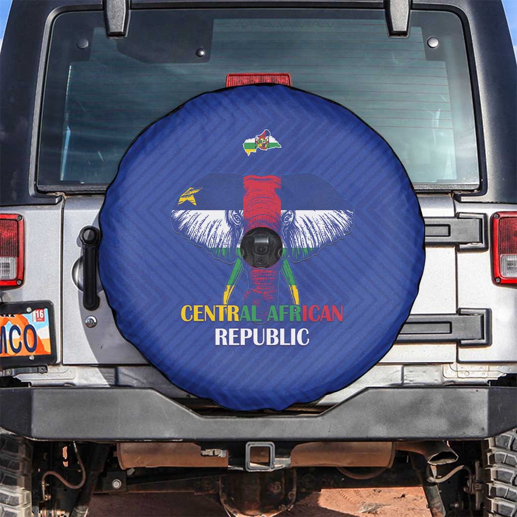 Central African Republic Football Spare Tire Cover Go Champions LT15