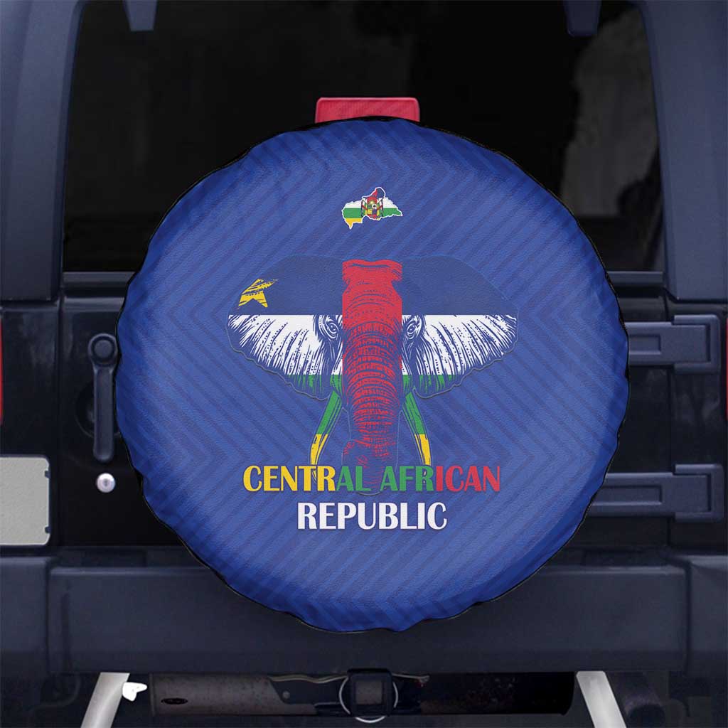 Central African Republic Football Spare Tire Cover Go Champions LT15