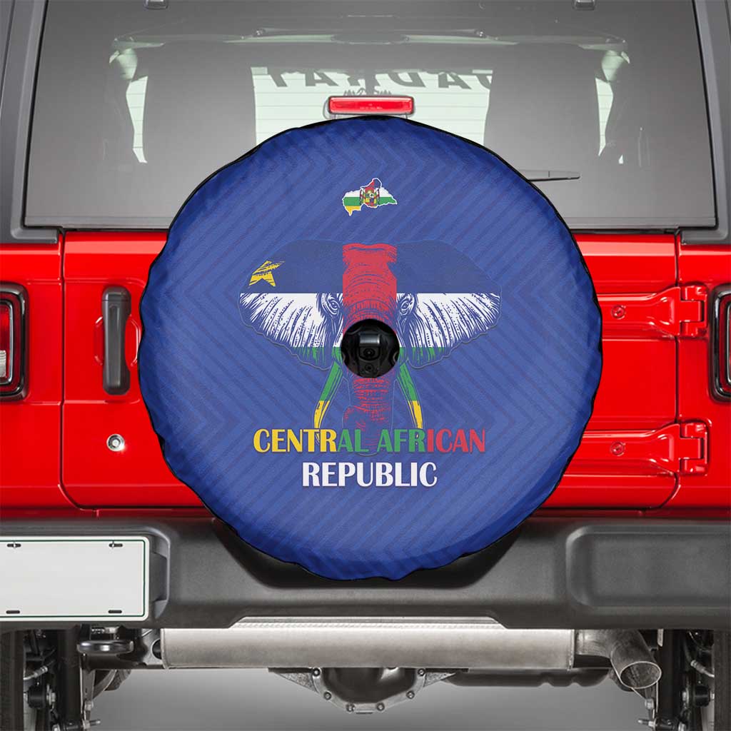 Central African Republic Football Spare Tire Cover Go Champions LT15