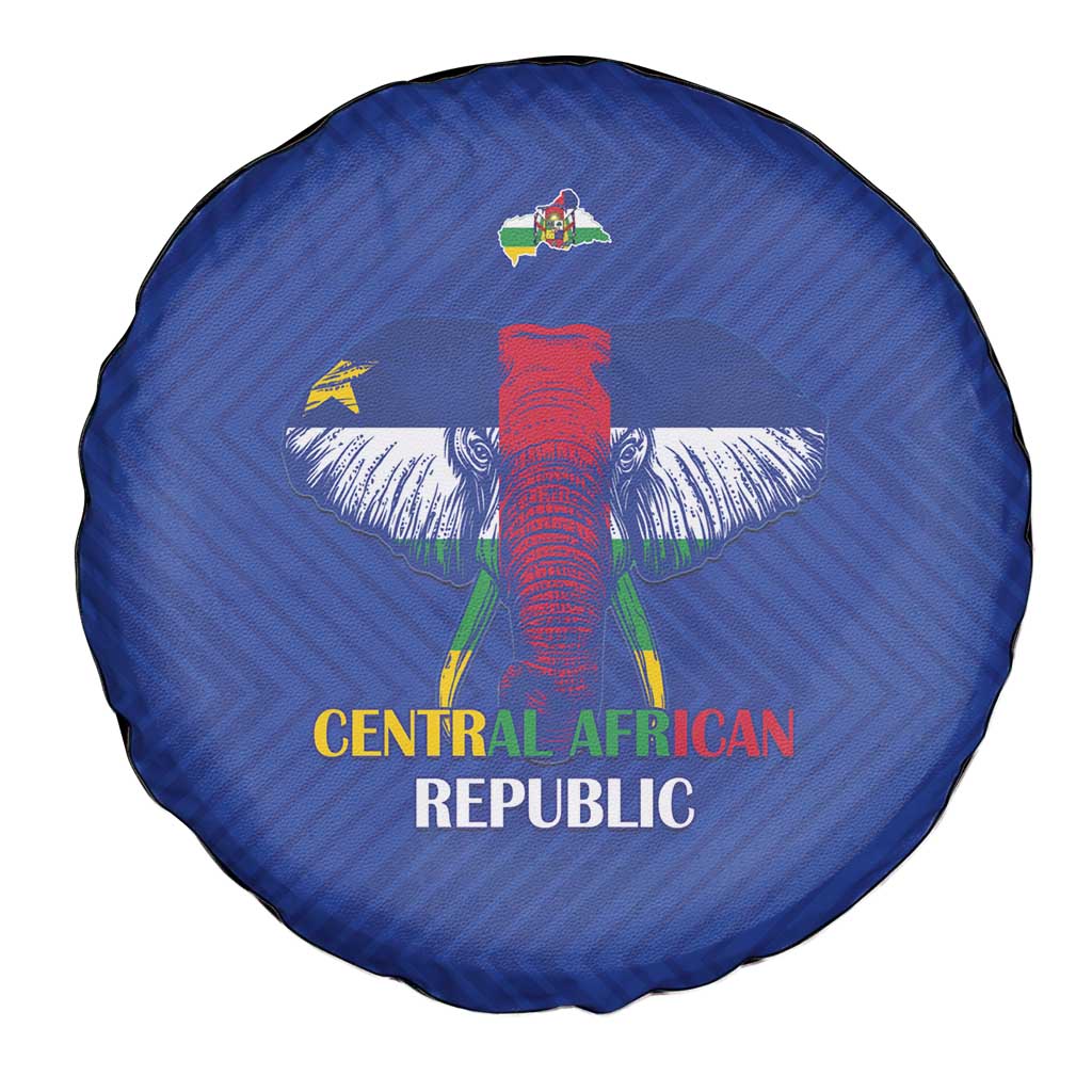 Central African Republic Football Spare Tire Cover Go Champions LT15