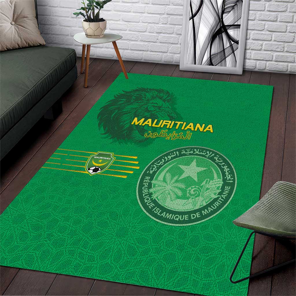 Afro Mauritania Football Area Rug Go Al-Murabitun LT15