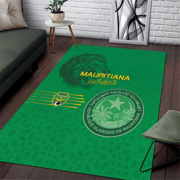 Afro Mauritania Football Area Rug Go Al-Murabitun LT15