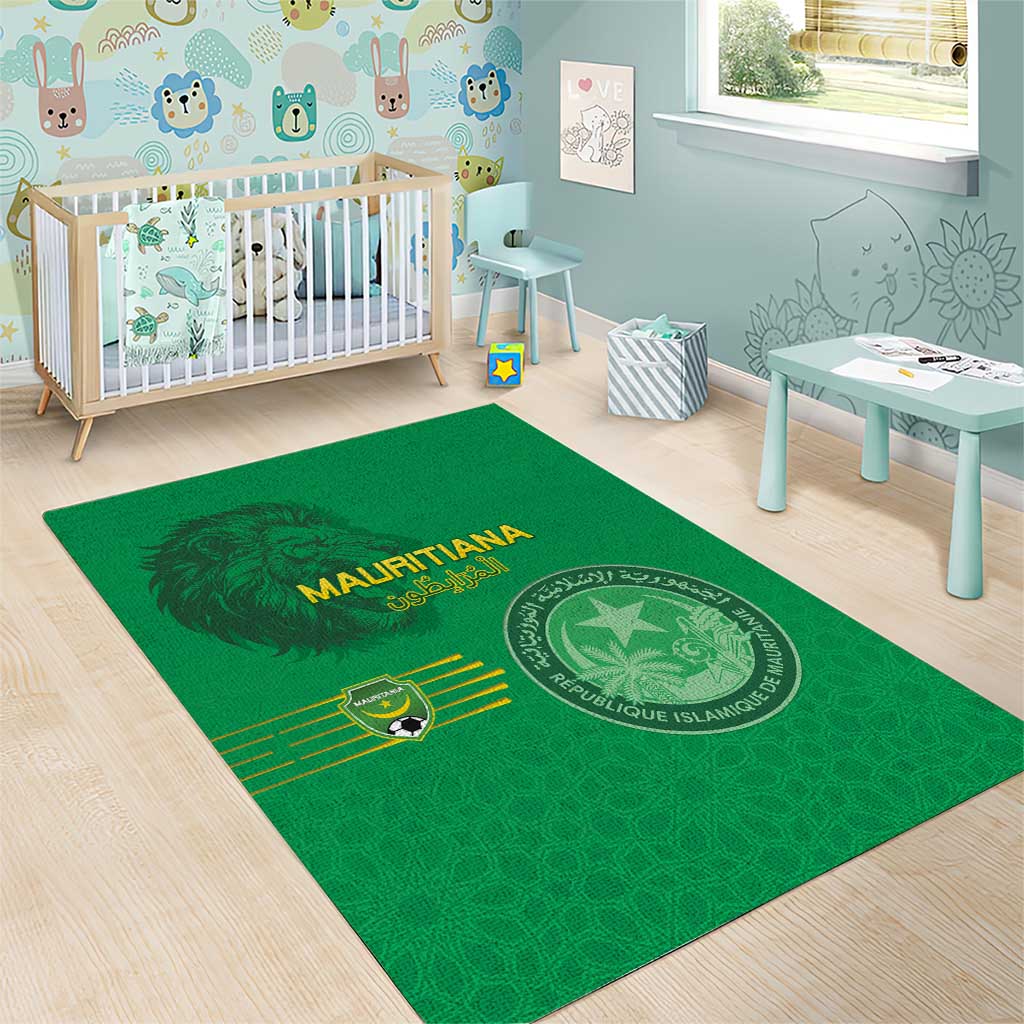Afro Mauritania Football Area Rug Go Al-Murabitun LT15