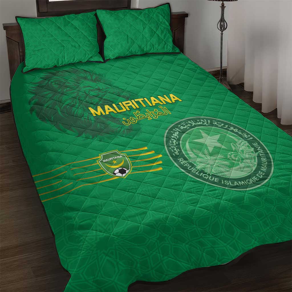 Afro Mauritania Football Quilt Bed Set Go Al-Murabitun LT15
