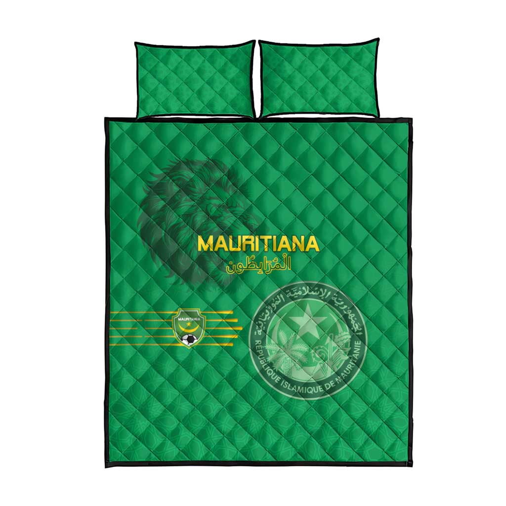 Afro Mauritania Football Quilt Bed Set Go Al-Murabitun LT15