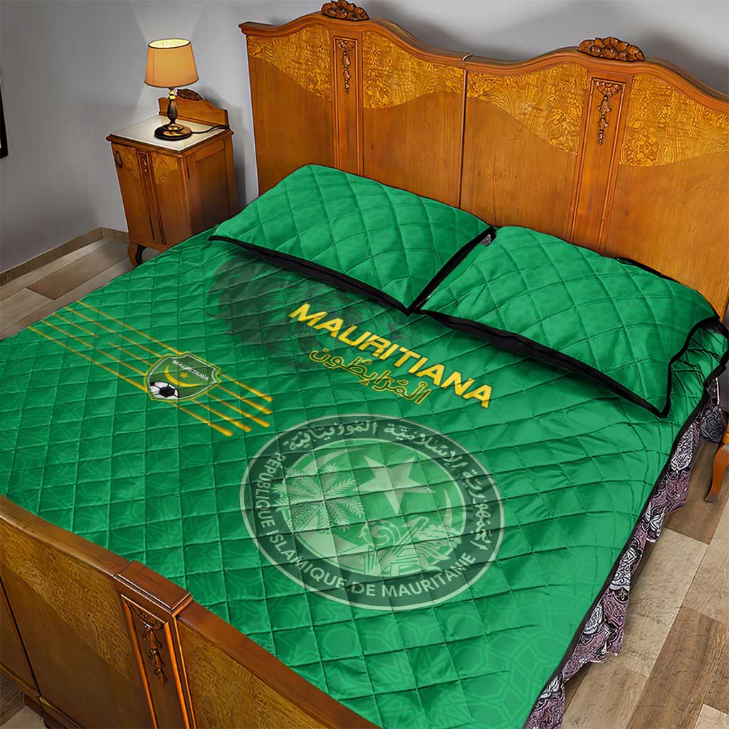 Afro Mauritania Football Quilt Bed Set Go Al-Murabitun LT15