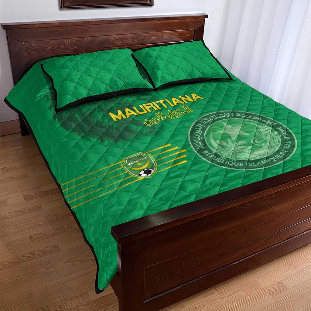 Afro Mauritania Football Quilt Bed Set Go Al-Murabitun LT15