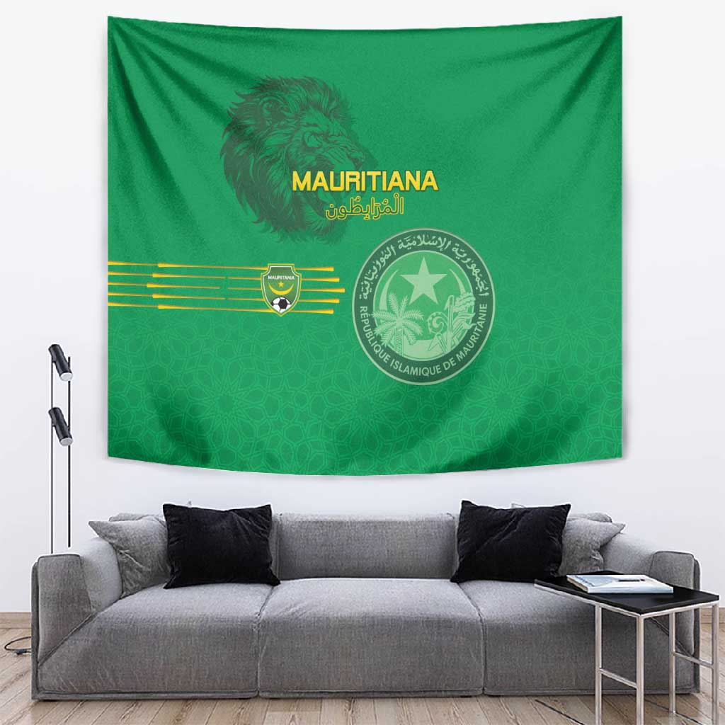 Afro Mauritania Football Tapestry Go Al-Murabitun LT15