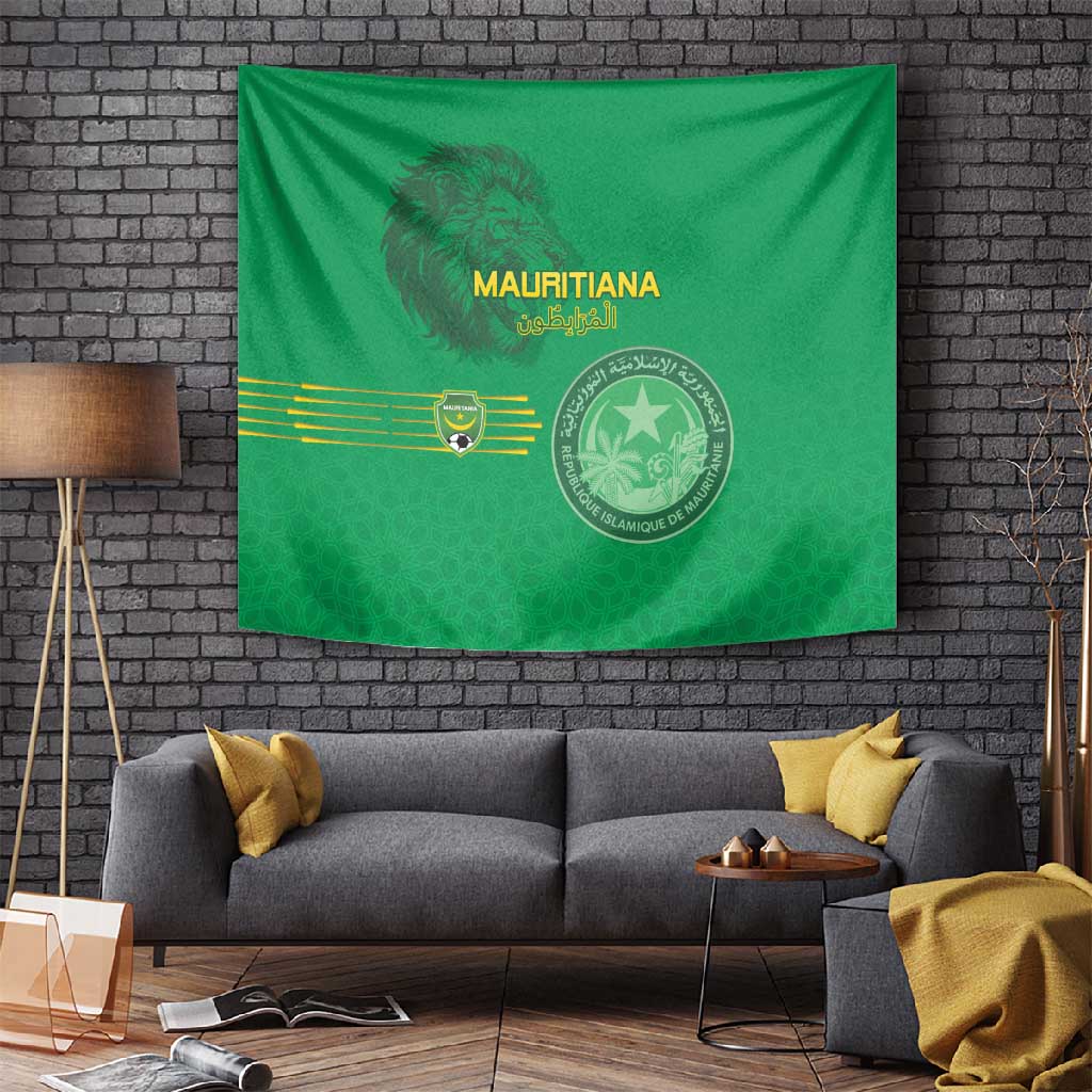 Afro Mauritania Football Tapestry Go Al-Murabitun LT15