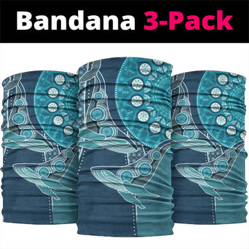 South Africa Whale Fes Neck Gaiter African Shwe Shwe Pattern LT15