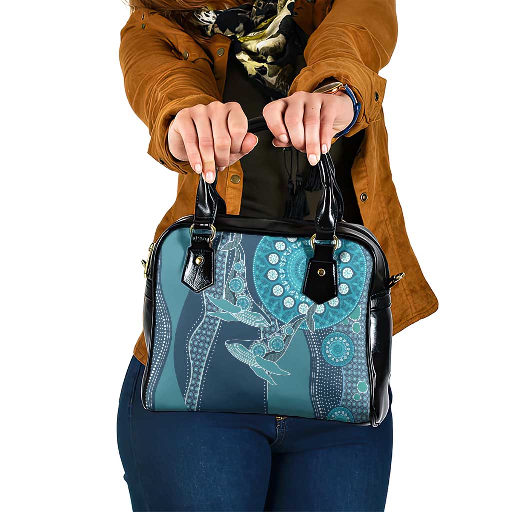 South Africa Whale Fes Shoulder Handbag African Shwe Shwe Pattern LT15