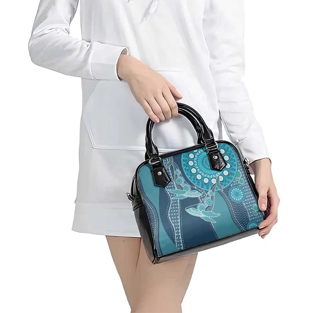 South Africa Whale Fes Shoulder Handbag African Shwe Shwe Pattern LT15