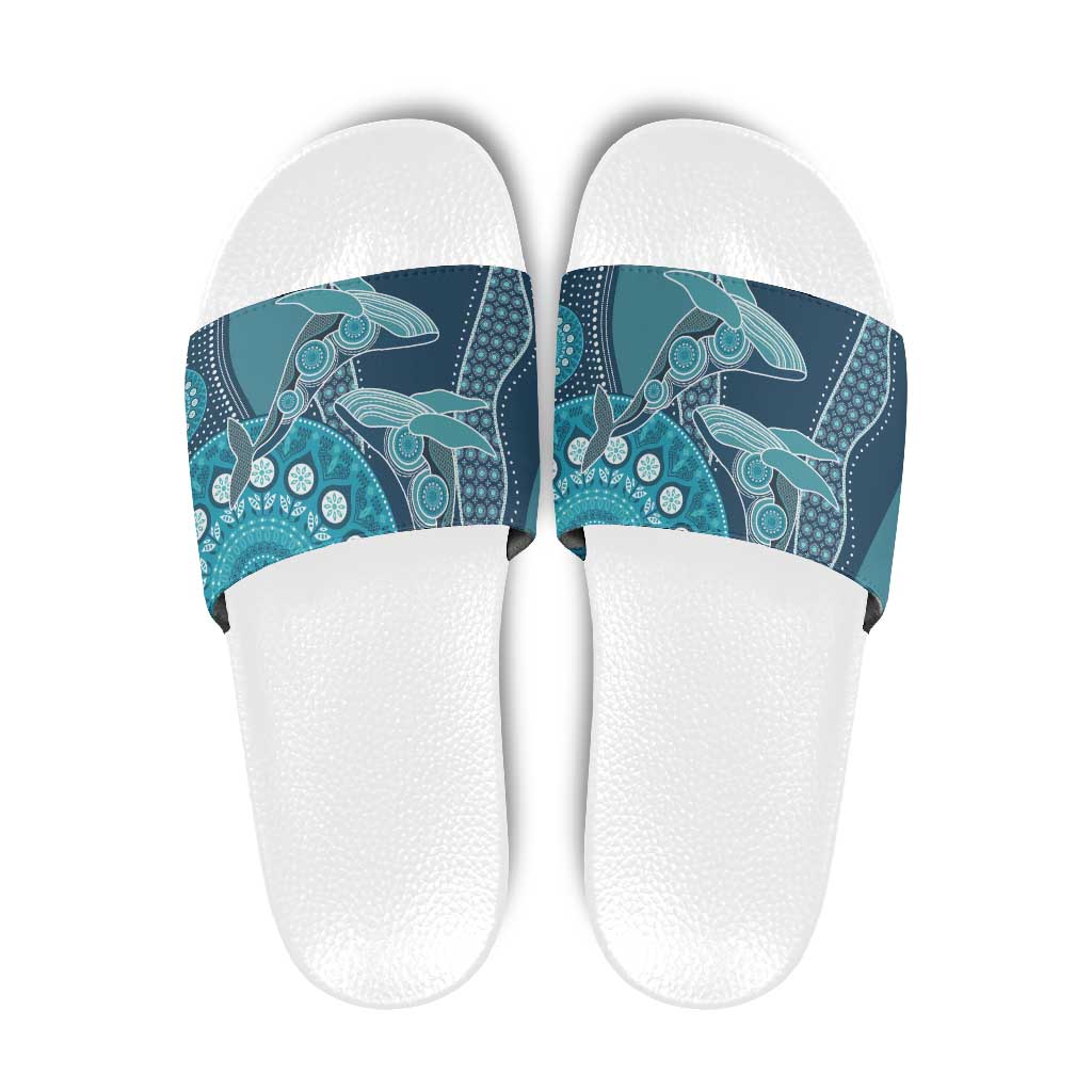 South Africa Whale Fes Slide Sandals African Shwe Shwe Pattern LT15