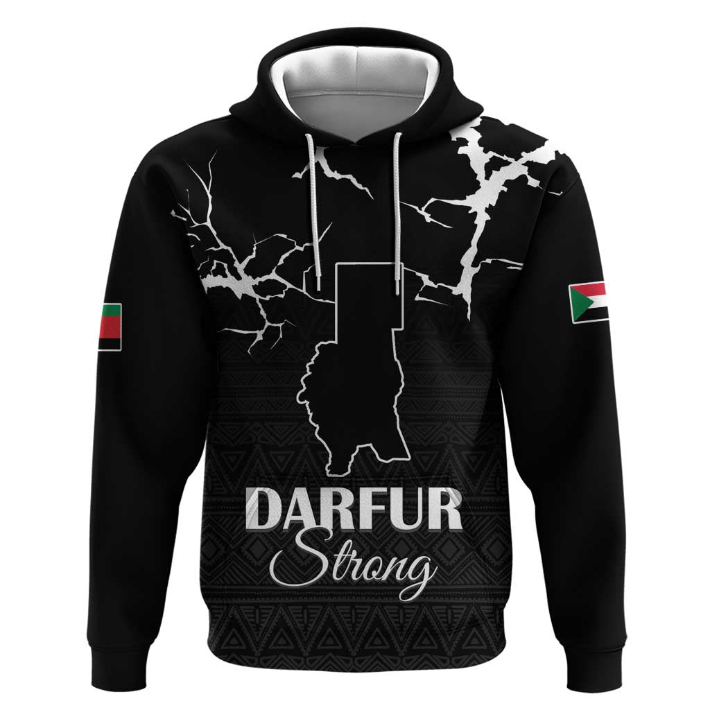 Darfur Sudan Strong Hoodie Pray for Tarseen LT15